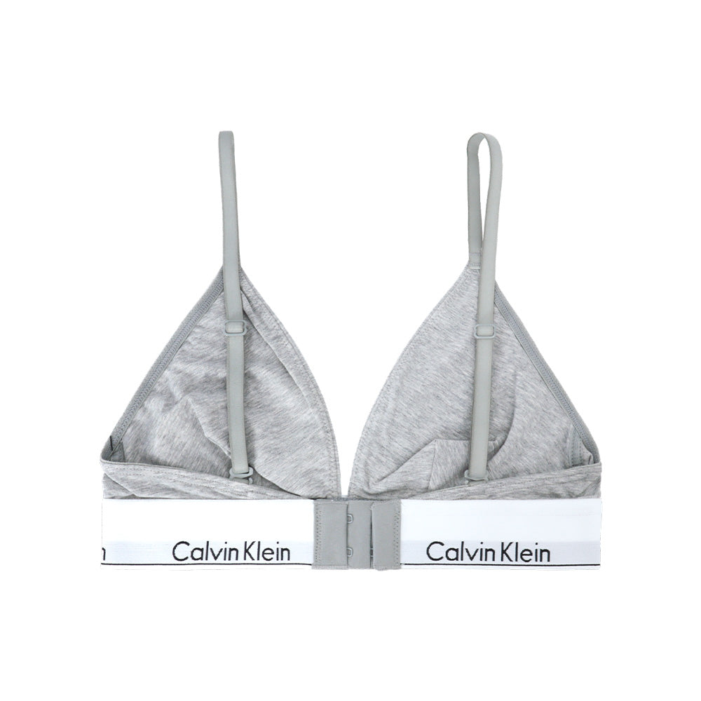 Calvin Klein Monogram unlined triangle bralette & thong set