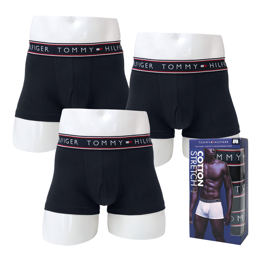 White Boxers Stretch trunk 3 pack Tommy Hilfiger, Underwear White Boxers  Stretch trunk 3 pack Tommy Hilfiger, Underwear