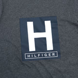 TOMMY HILFIGER H LOGO T-SHIRTS NAVY 09T4223