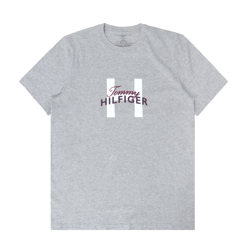 TOMMY HILFIGER H LOGO LETTER T-SHIRTS GREY 09T4161 – COLETTE MALL | T-Shirts