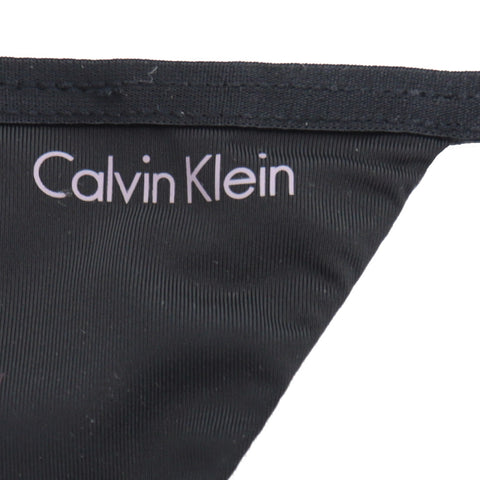 Calvin Klein Sleek Model G-string Thong Underwear D3509 In Black