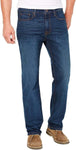 Tommy Hilfiger Mens Relaxed Fit Stretch Jeans DARK WASH