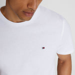 TOMMY HILFIGER SOLID T-SHIRTS WHITE 09T3139