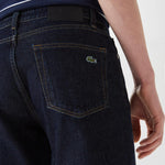 LACOSTE Men's Slim Fit Stretch Five Pocket Jeans WASHED RINSE