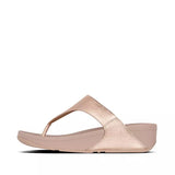 fitflop LULU LEATHER TOEPOST ROSE GOLD I88-323