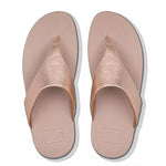 fitflop LULU LEATHER TOEPOST ROSE GOLD I88-323