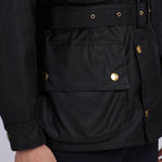 Barbour MEN'S A7 INTERNATIONAL ORIGINAL WAX JACKET BLACK