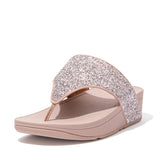 fitflop OLIVE GLITTER MIX TOE-POST SANDALS CORAL PINK DO3-807